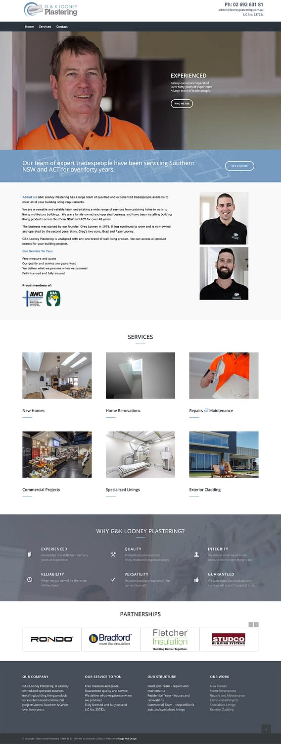 Plastering website