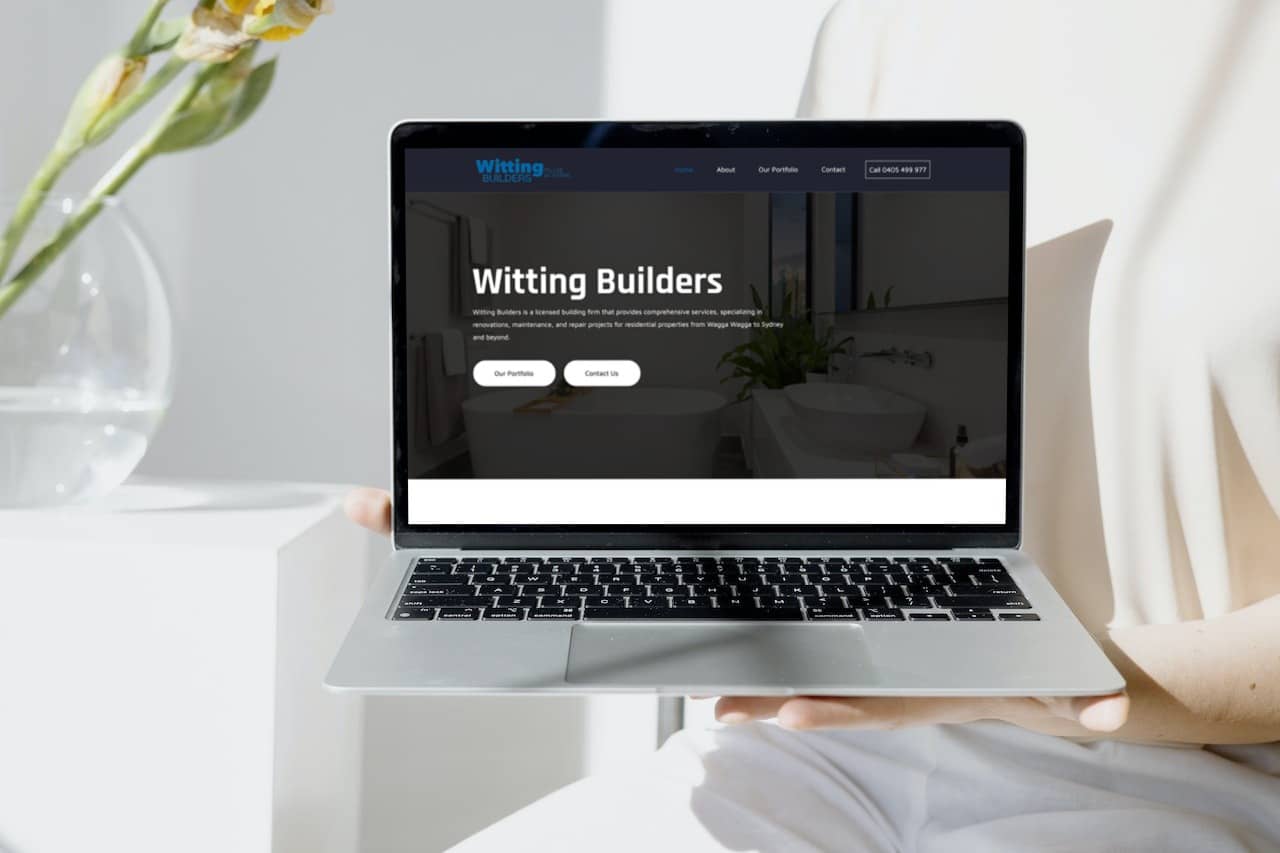 Witting Builders website